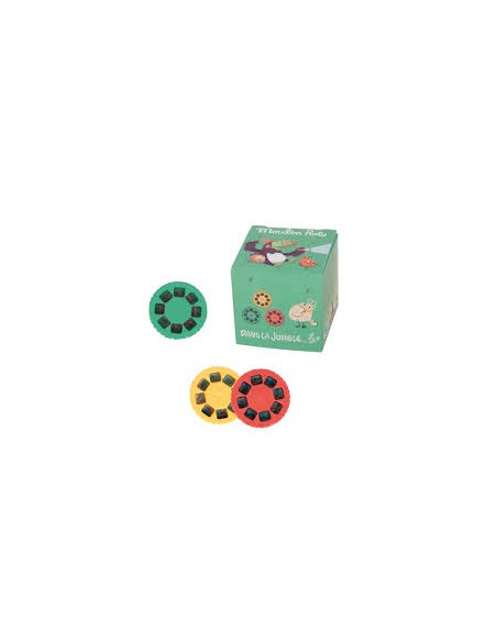 3 Disques Lampe à Histoire dans la jungle - Moulin Roty