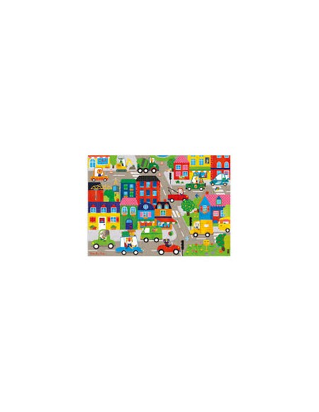 Puzzle en ville 48 pièces Moulin Roty – Cherche et trouve dès 4 ans