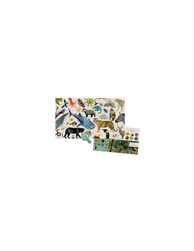 Puzzle animaux du monde 200 pièces – Moulin Roty dès 6 ans