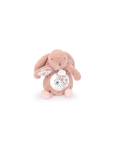 Veilleuse musicale projection Lapin rose - Doudou et compagnie