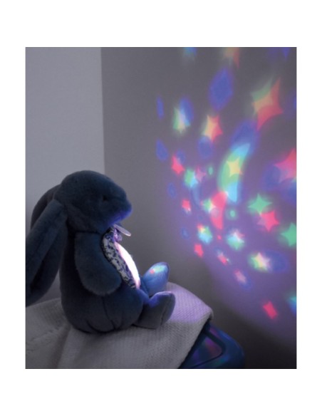 Veilleuse musicale projection Lapin rose - Doudou et compagnie