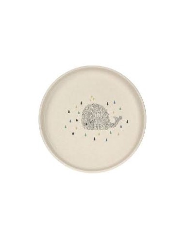Coffret Repas Bébé Little Water Baleine – Lässig | Vaisselle Enfant Sans BPA