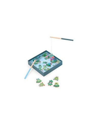 Pêche à la Grenouille – Vilac | Jeu en Bois Ludique pour Enfants