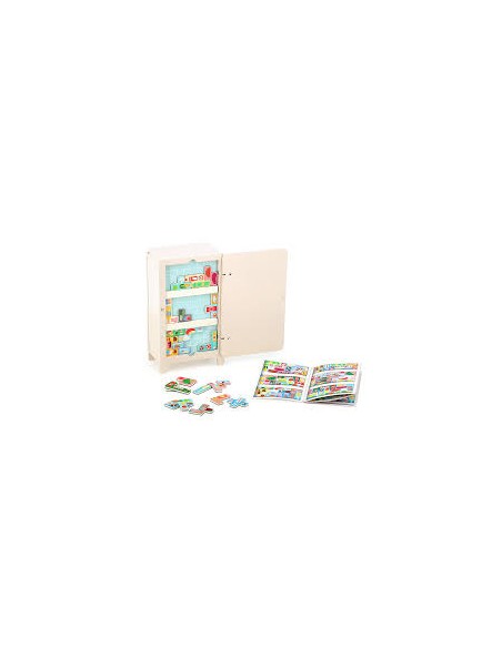 Pack It Right Frigo – Vilac | Jouet Éducatif en Bois pour Enfants