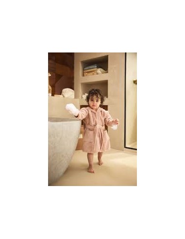 Peignoir de bain rose wild 1-2 ans - Jollein