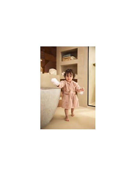 Peignoir de bain rose wild 1-2 ans - Jollein