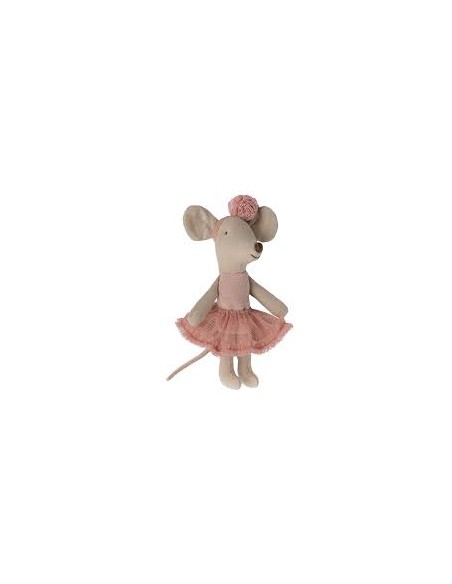 Danseuse Ballerine souris, Petite 
sœur - Rose