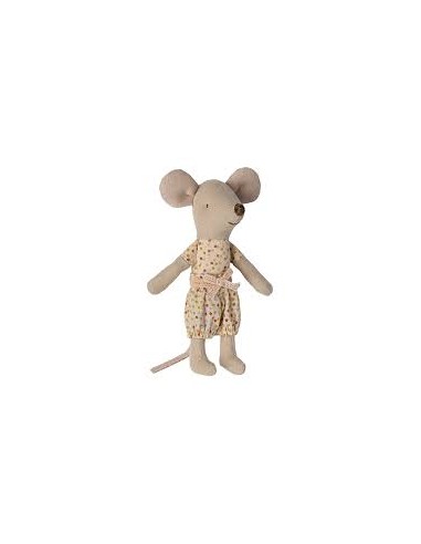 Souris Petite Sœur Maileg – Avec Boîte d’Allumettes et Literie | Compagnon Doux dès 3 ans