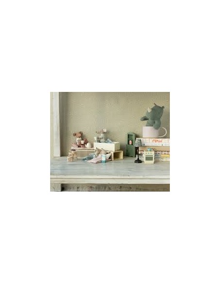 Souris Petit Frère Maileg – Avec Boîte d’Allumettes et Literie Douce | Jouet Miniature dès 3 Ans