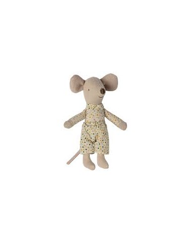 Souris Petit Frère Maileg – Avec Boîte d’Allumettes et Literie Douce | Jouet Miniature dès 3 Ans