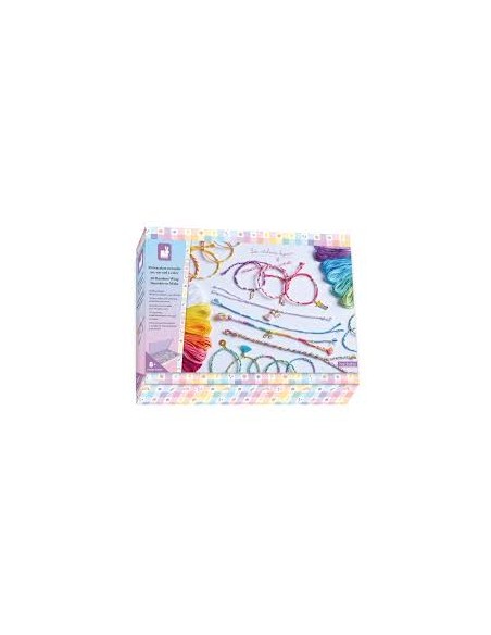 Coffret 30 bracelets enroules arc en ciel - Janod