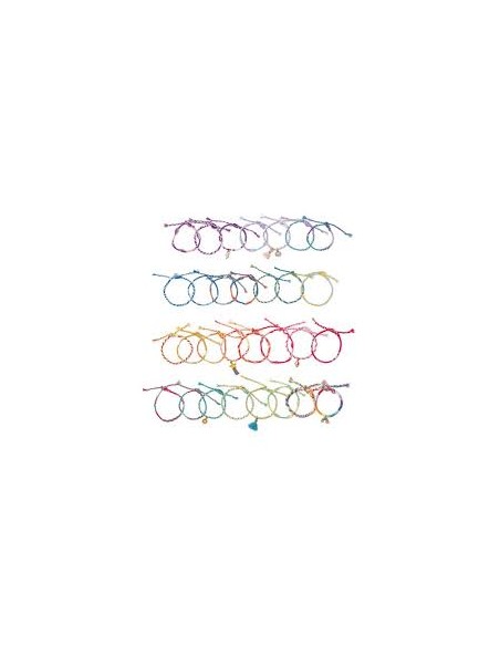 Coffret 30 bracelets enroules arc en ciel - Janod