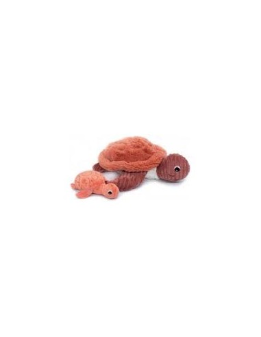 Tortue sauvenou et son bébé – Peluche Les Déglingos