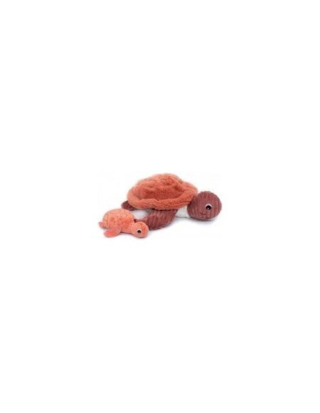 Tortue sauvenou et son bébé – Peluche Les Déglingos