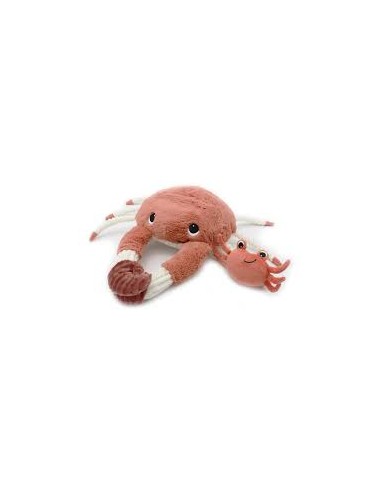 Peluche crabe cassecou et son bébé - Les deglingos