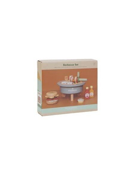 Barbecue en bois FSC – Set de jeu imitation | Little Dutch