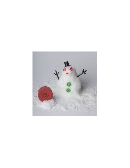 Bouteille sensorielle bonhomme de neige - Petit boum