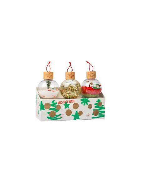 Coffret 3 boules de noel sensorielle  - Petit Boum