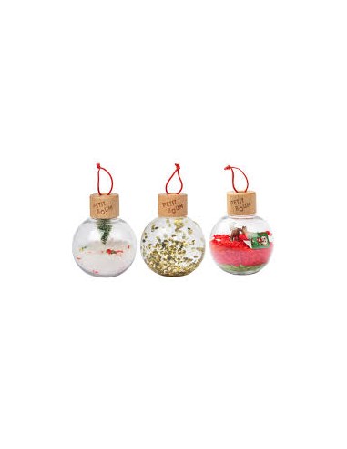 Coffret 3 boules de noel sensorielle  - Petit Boum