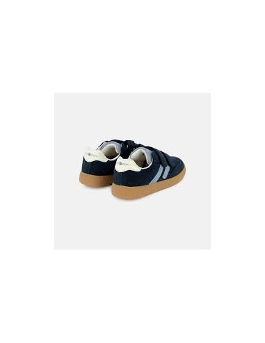 Chussure Yuzu lo scratch velours navy - Shoo pom