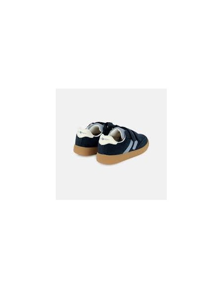 Chussure Yuzu lo scratch velours navy - Shoo pom