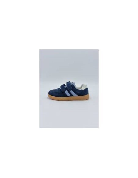 Chussure Yuzu lo scratch velours navy - Shoo pom