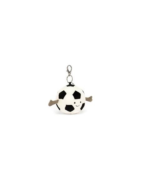 Amuseables sports football bag charm - Jellycat