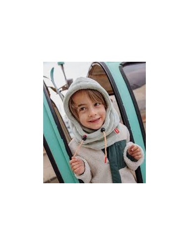 Cagoule polaire warmy green - Hello Hossy