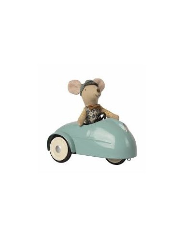 Voiture Souris Bleu Léger – Maileg | Jouet Miniature Vintage pour Enfants