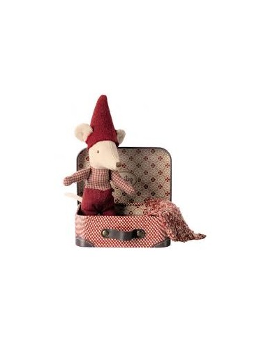 Souris de Noël et son bébé dans une valise – Maileg, édition festive