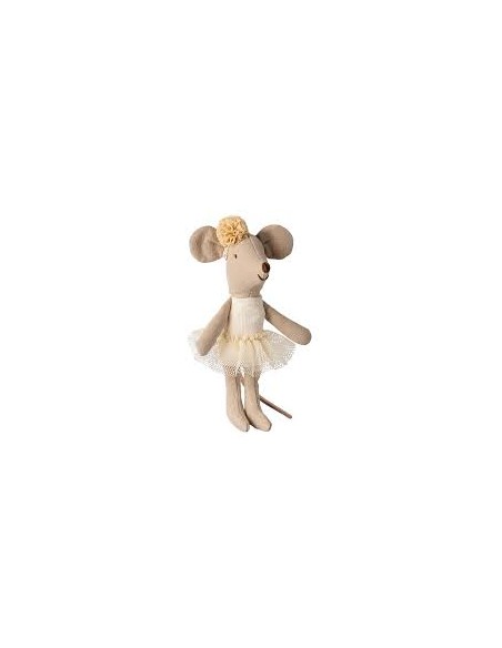 Souris ballerine petite soeur blanc cassé - Maileg