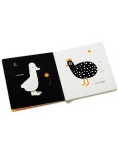 Mes animaux de la ferme – Livre noir et blanc bébé – Xavier Deneux 2
