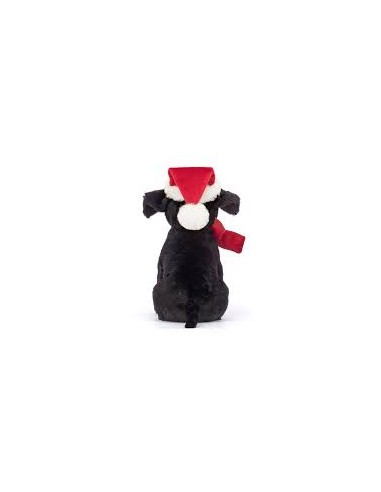 Jellycat – Winter Warmer Pippa Black Labrador – Peluche douce dès la naissance