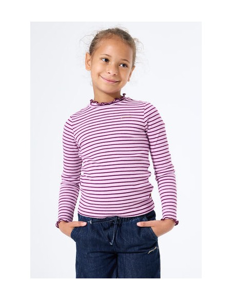 T-shirt a manches plum purple - Garcia