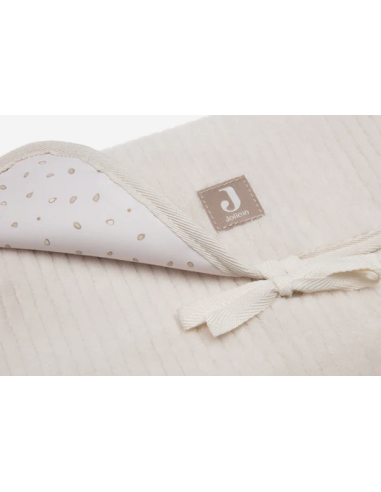Tapis à Langer nomade Cloudy Rib Oatmeal - Jollein