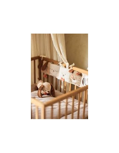 Livre d’activités tissu Animal Friends – Jollein | Jouet éveil parc bébé