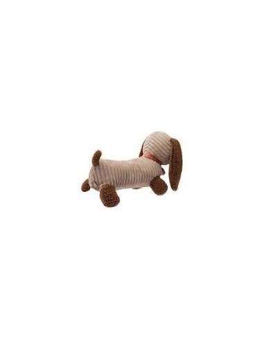Peluche Diego Dog Jollein : douceur côtelée et charme bouclé