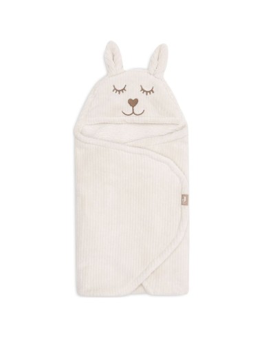 Couverture portefeuille bébé Cloudy Rib Oatmeal – Jollein