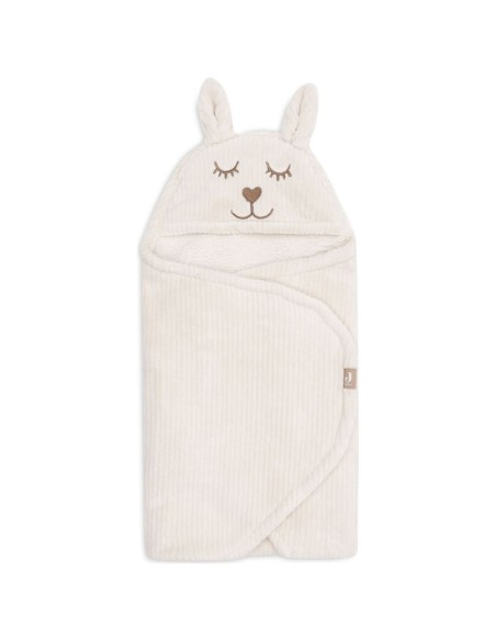 Couverture portefeuille bébé Cloudy Rib Oatmeal – Jollein
