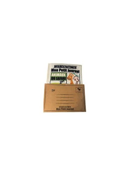Mon Petit Journal en Tissu Safari – Livre bébé sensoriel | Crinkly