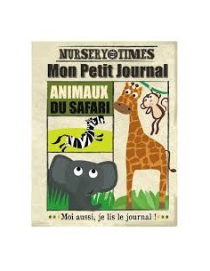 Mon petit journal les animaux du safari - Nursery times