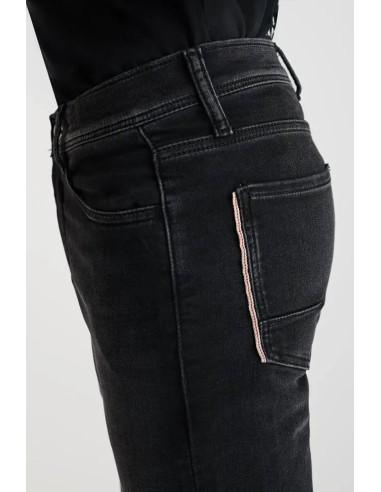 Jeans jogg regular mattia noir - Le temps des cerises