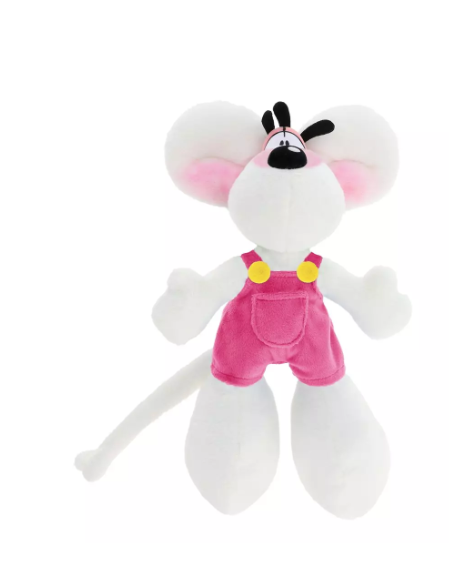 Peluche Diddl en salopette Rose 30cm - Diddl is back