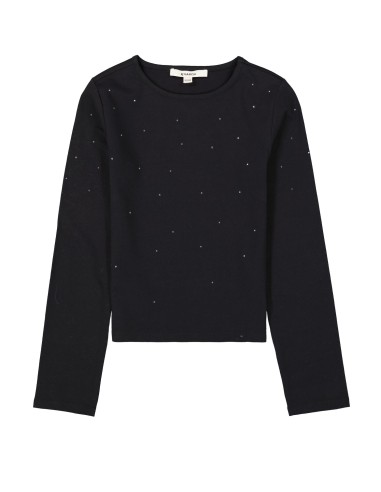 T-shirt a manches détail strass - Garcia