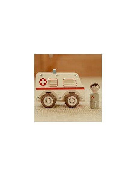 Ambulance en bois - Little Dutch