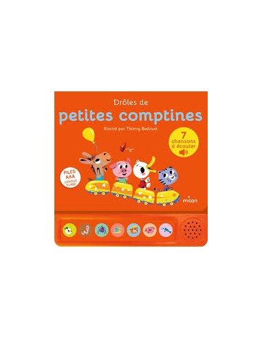 Livre sonore Drôles de petites comptines – Milan | Éveil musical bébé