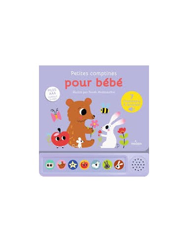 Livre sonore pour bébé – Milan | Éveil musical et sensoriel dès 6 mois