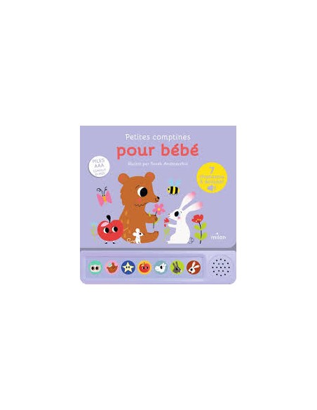 Livre sonore pour bébé – Milan | Éveil musical et sensoriel dès 6 mois