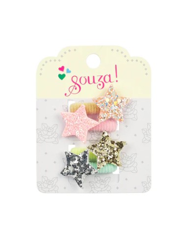 Élastiques Étoile Angélique – Souza for Kids | Accessoires cheveux scintillants enfant