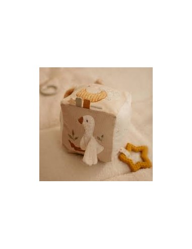 Cube d’Activités Newborn Naturals – Jouet éveil sensoriel pour bébé